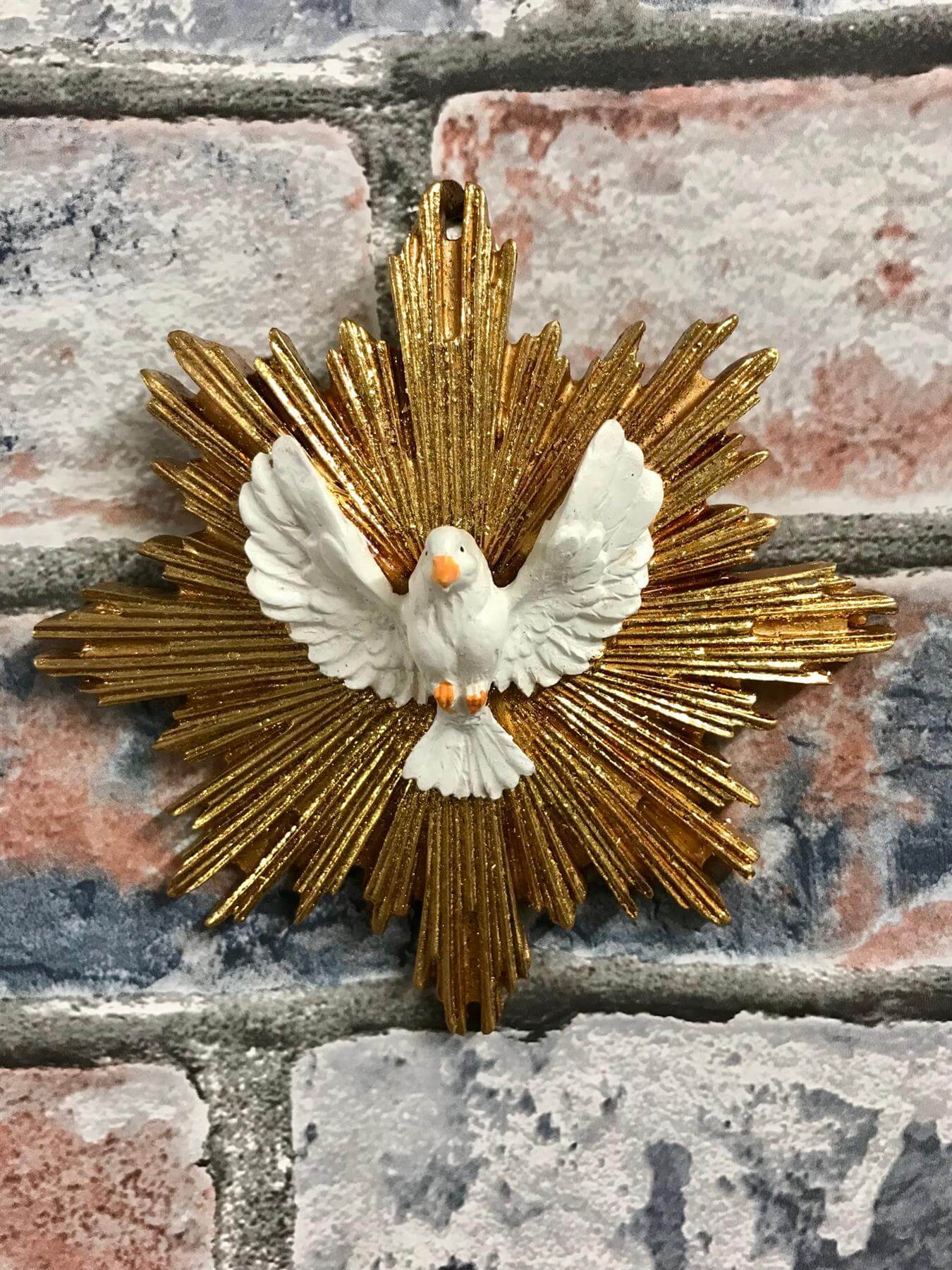 Holy Spirit Wall Plaque Trinity Dove Religious Art Confirmation Keepsake