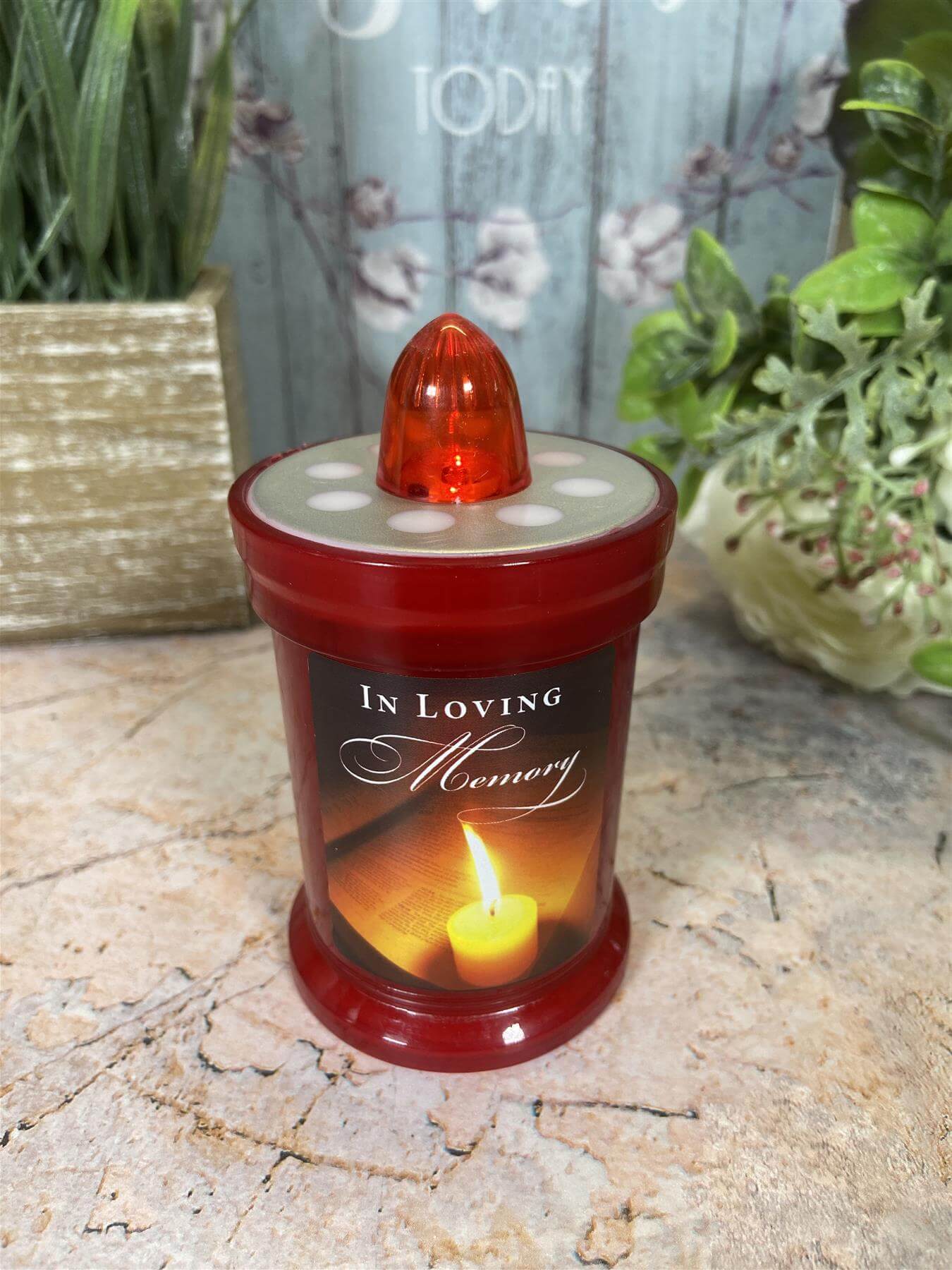 Outdoor Battery Grave Light In Loving Memory Durable Remembrance Decor-Osiris Craftworks