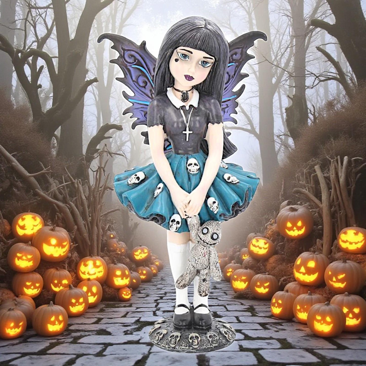 Gothic Noire Fairy Little Shadows Ornament Collectible Fantasy Home Art Decor