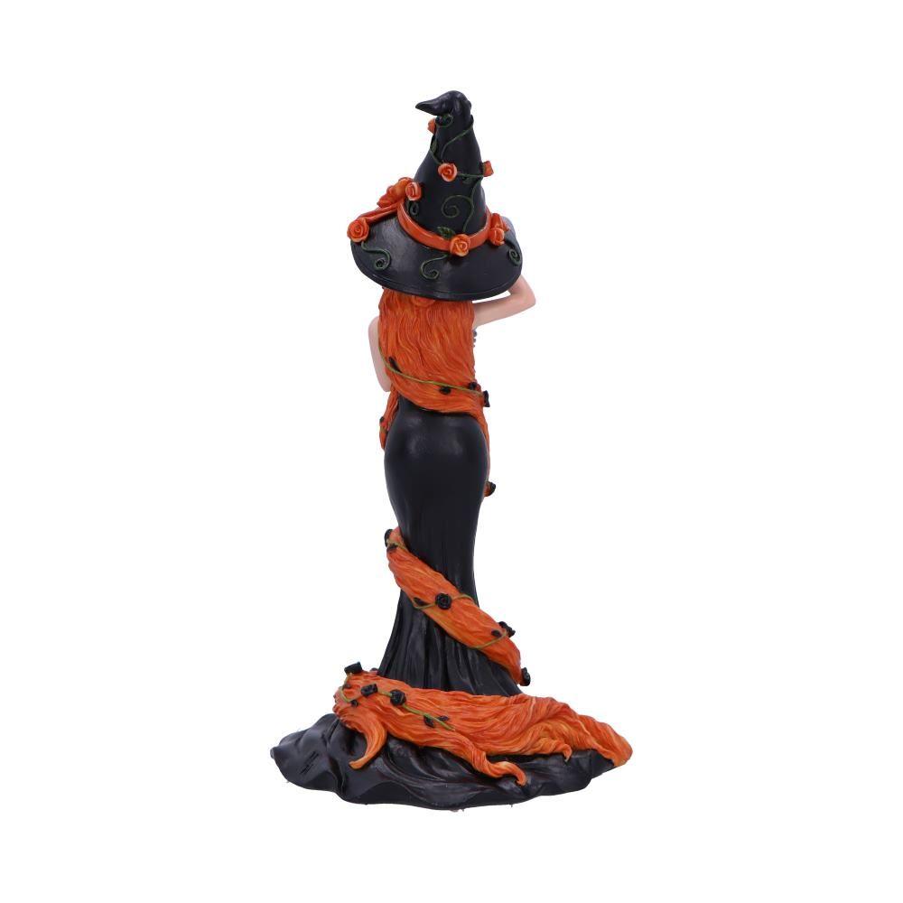 Enchanting Cinnamon Witch Figurine 23.5cm – Orange Hair, Sugar & Spice Design, Perfect Gift for Witchy Collections