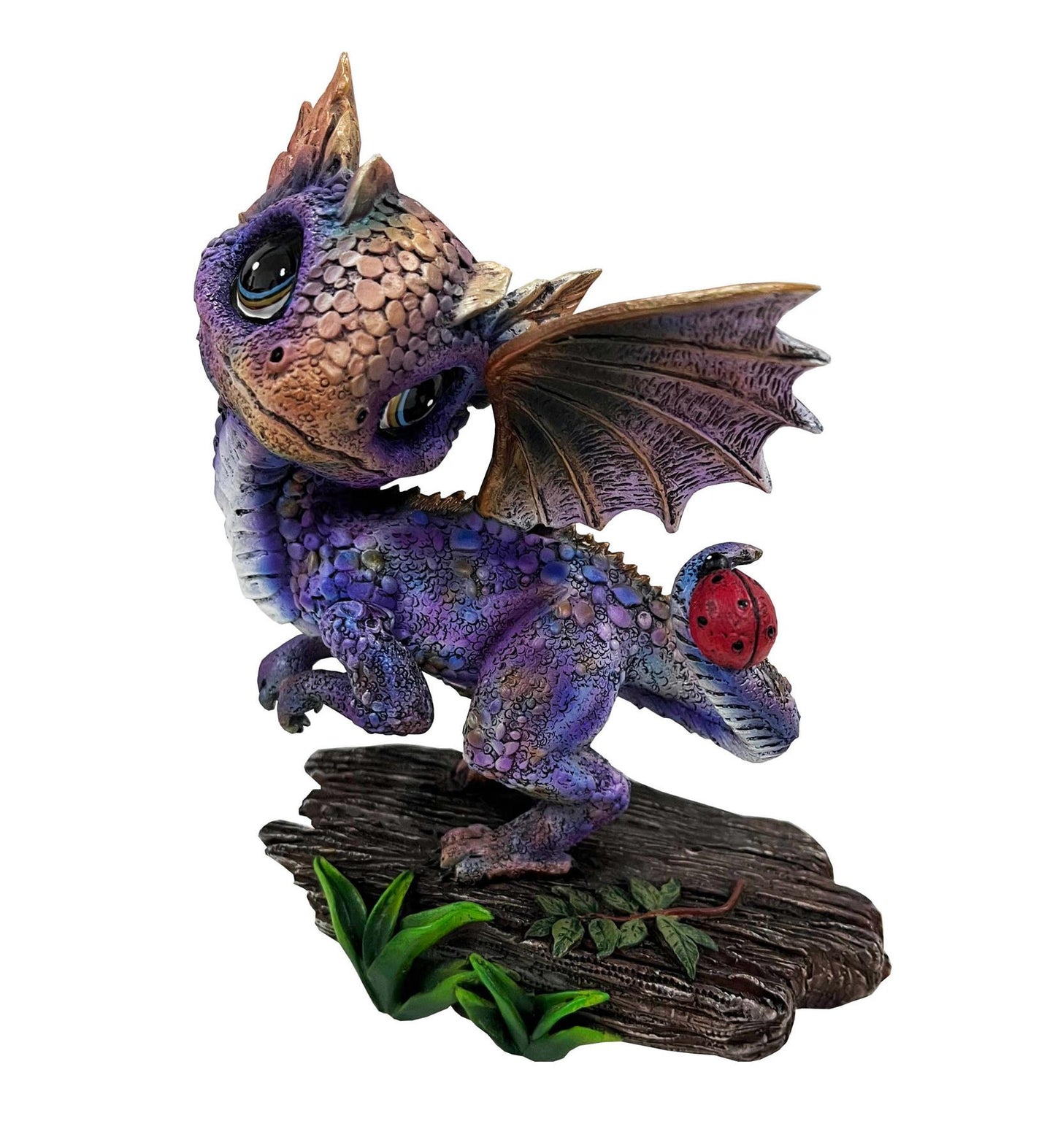Fantasy Dragon Statue Enchanted Baby Gothic Figurine Mythical Collectible Art