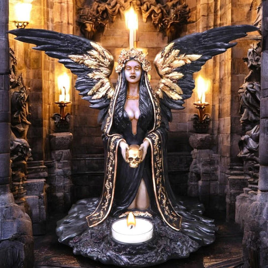 Teresina Dark Reaper Angel Figurine – 28cm Gothic Fantasy Statue