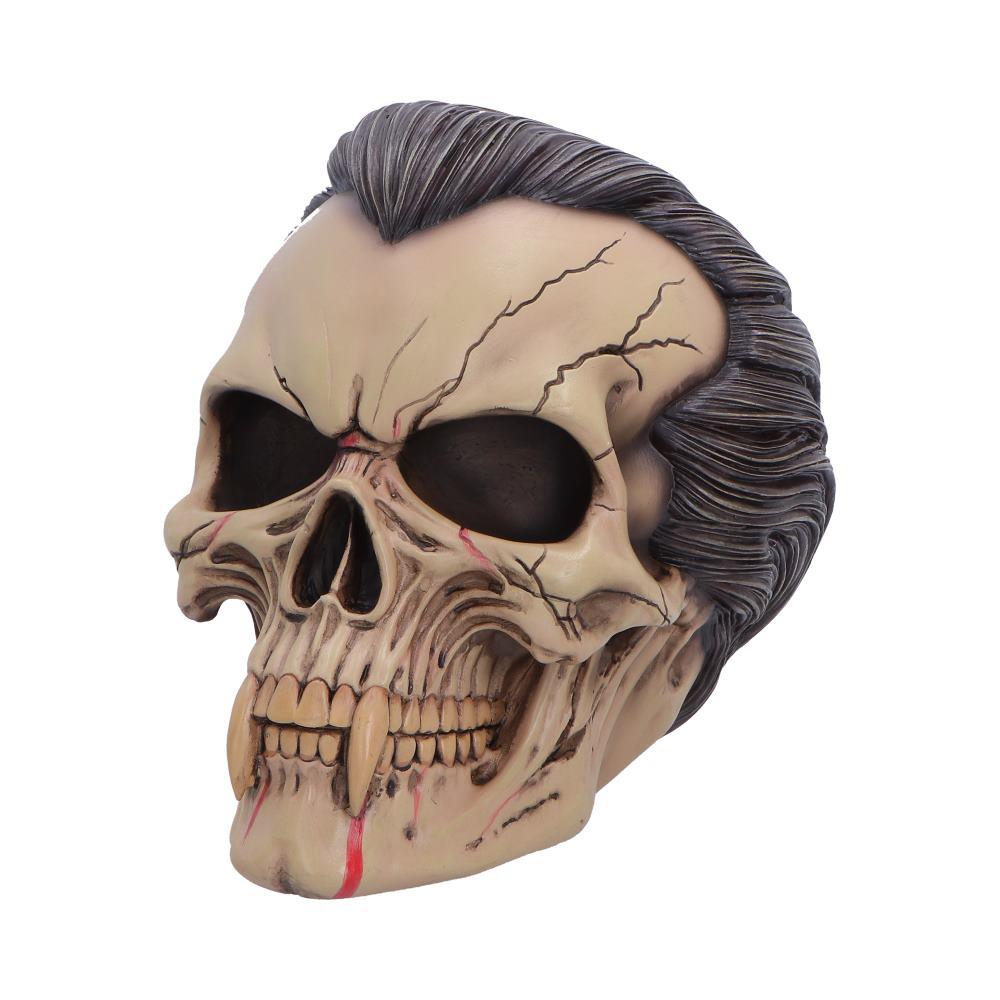 Gothic Dracula Skull Ornament Vampire Fangs Horror Macabre Collectible Decor
