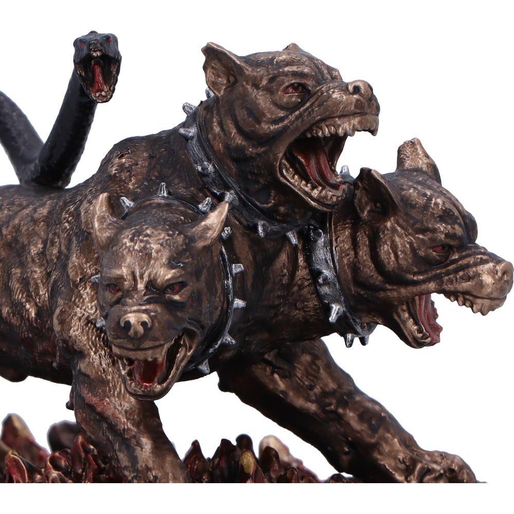 Cerberus Three Headed Hound of Hades Fantasy Figurine  Mythology Gothic Decor