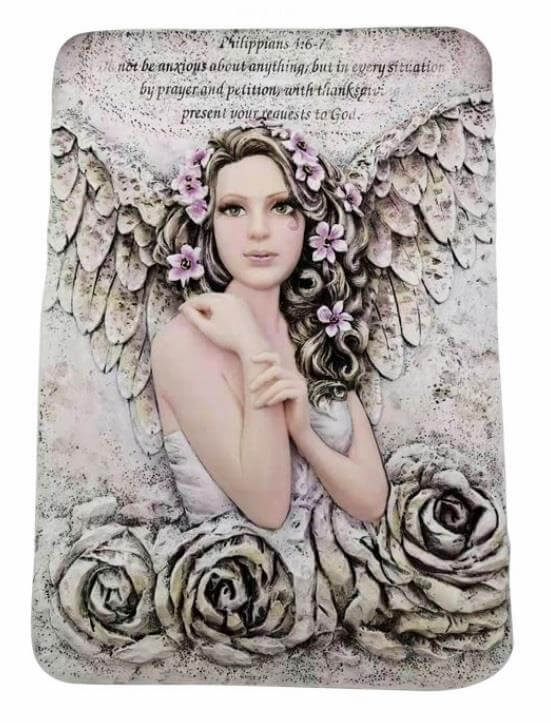 Ethereal Fairyland Wall Plaque with Captivating Jessica Galbreth Design