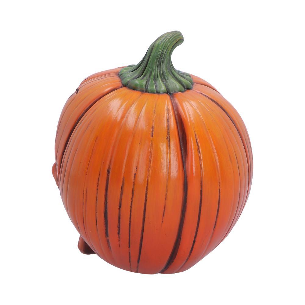 Pumpkin Head Skull Creepy Gothic Halloween Figurine Macabre Horror Decoration