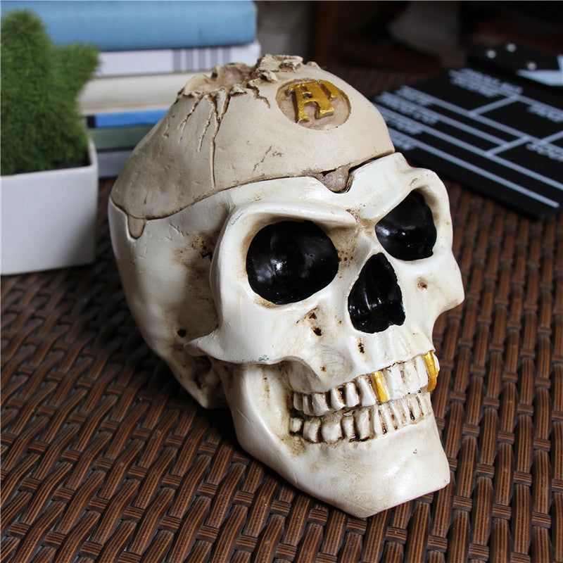 Pirate Skull Ashtray Fashion Decorative Ornament