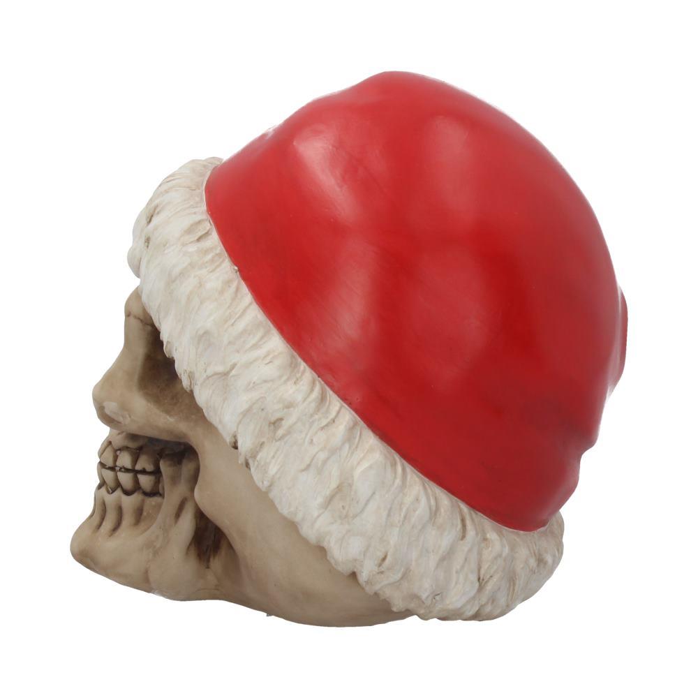 Silent Night Christmas Skull Gothic Santa Ornament Festive Horror Skeleton Head