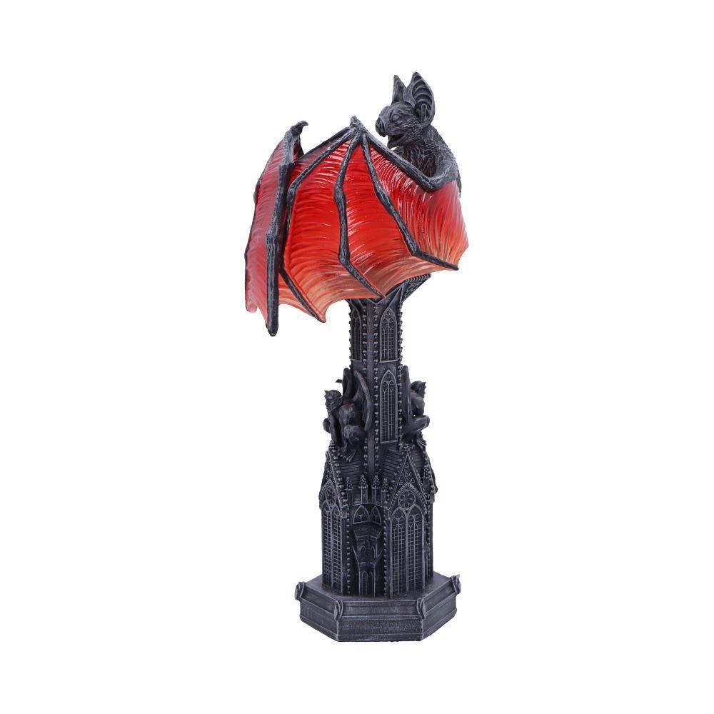 Shadow Wing Bat Lamp 32.5cm Gothic Home Decor with UK Plug - Translucent Wings