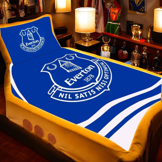 Everton FC Reversible Duvet Cover & Pillowcase Official Football Club Bedding Set