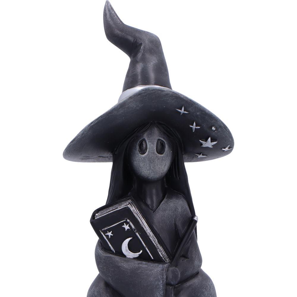 Little Souls Shine Figurine Mystical Witch & Spell book Gothic Wiccan Altar Decor