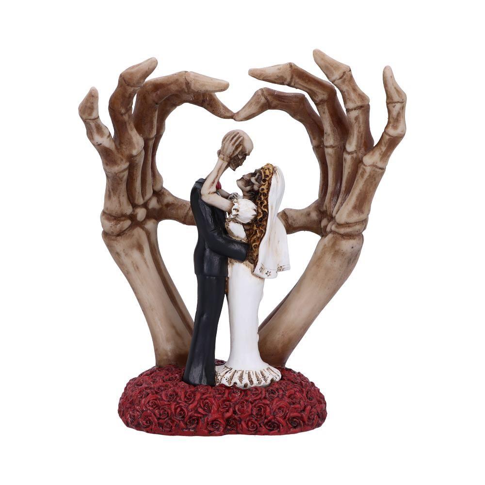 Gothic Skeleton Wedding Figurine Fantasy Art Decor Romantic Halloween Gift