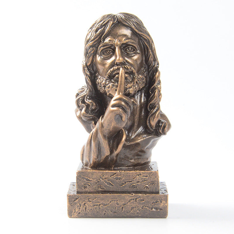 Creative God Jesus Resin Ornament Home Decoration