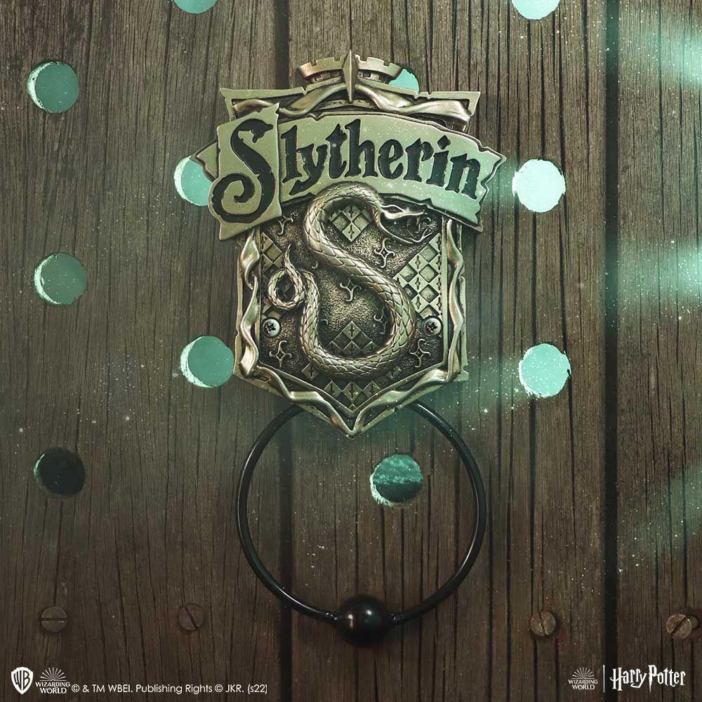 Harry Potter Slytherin Door Knocker 24.5cm - Officially Licensed Bronze Crest Design