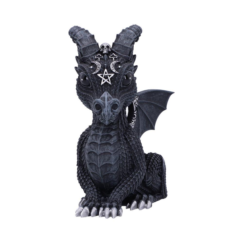 Gothic Lucifly Dragon Figurine Occult Mythical Creature Ornament Home Decor