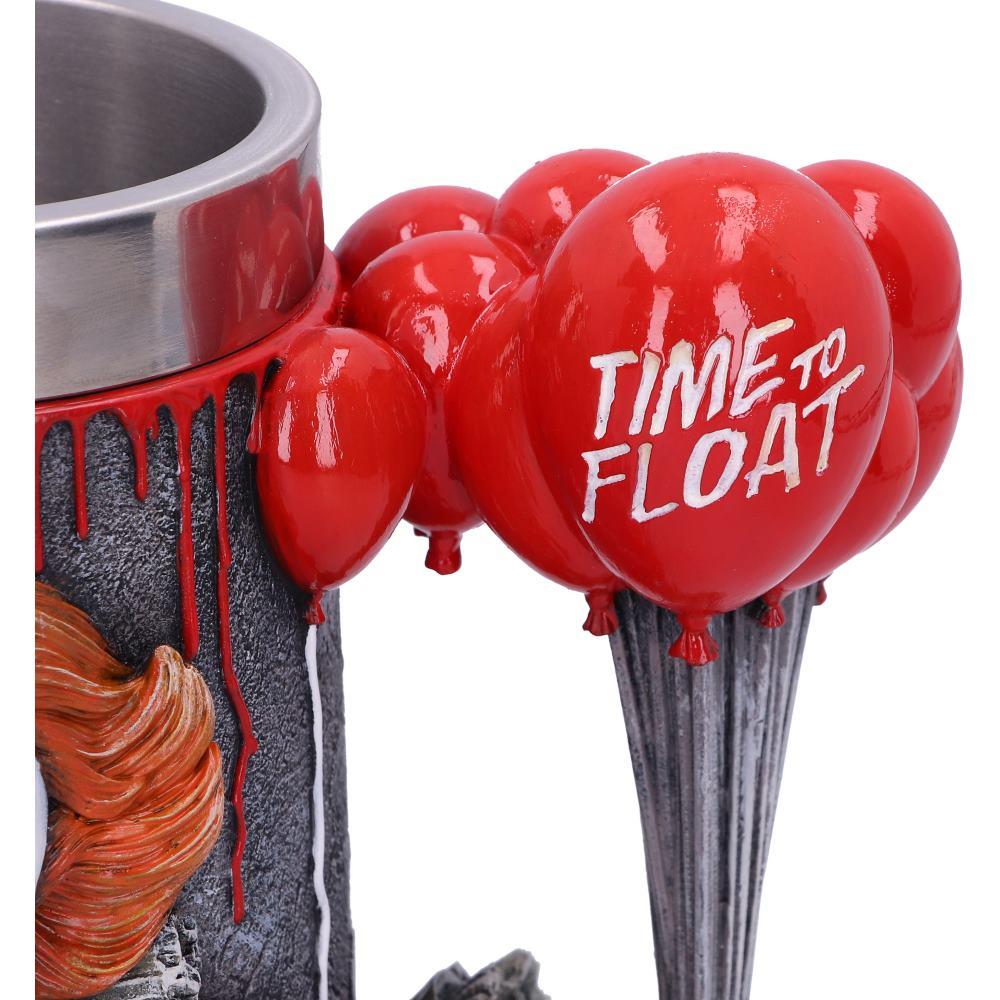 Official IT Pennywise Tankard Time to Float Mug Horror Film Collectible Drinkware