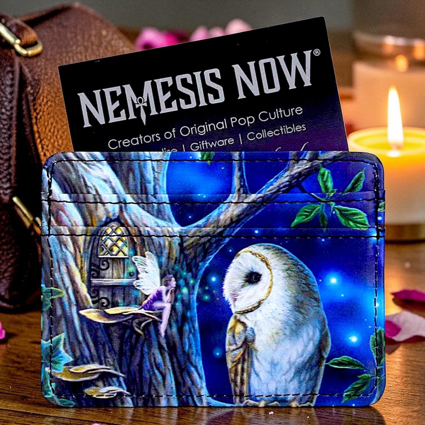 Lisa Parker Fairy Tales Card Holder Owl Fairy Fantasy Gothic Wallet Gift Accessory