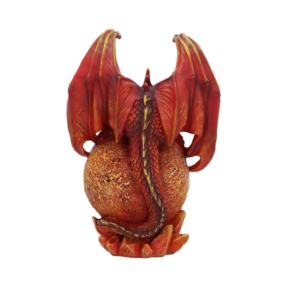 Gothic Planet Dragons Venus Figurine Red Fire Fantasy Statue Astrology Ornament Gift