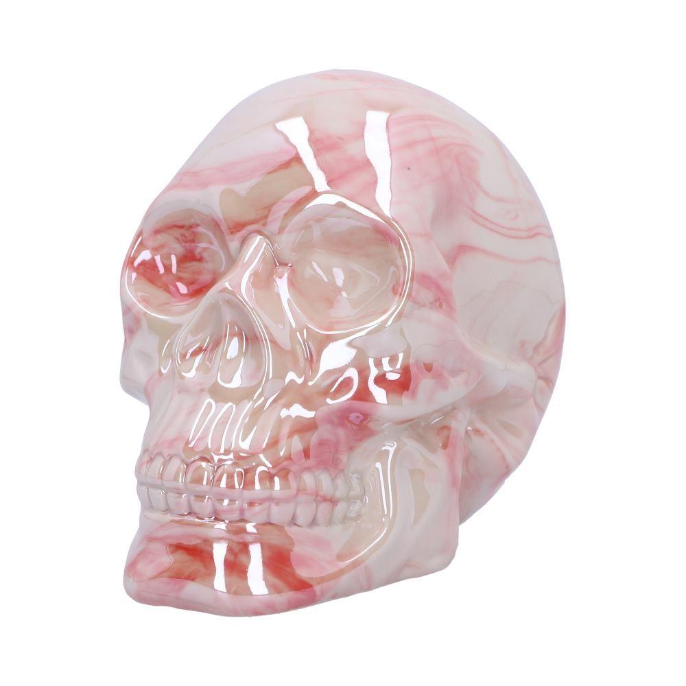 Pink Gothic Skull Ornament Fantasy Home Decor Statue Halloween Horror Figurine