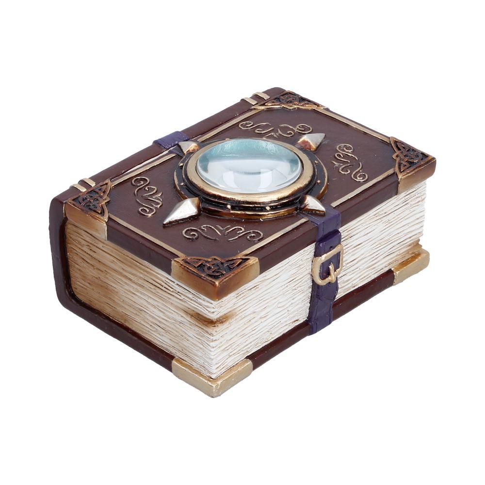 Spell Book Trinket Box Gothic Wiccan Witchcraft Jewellery Keepsake Ornament