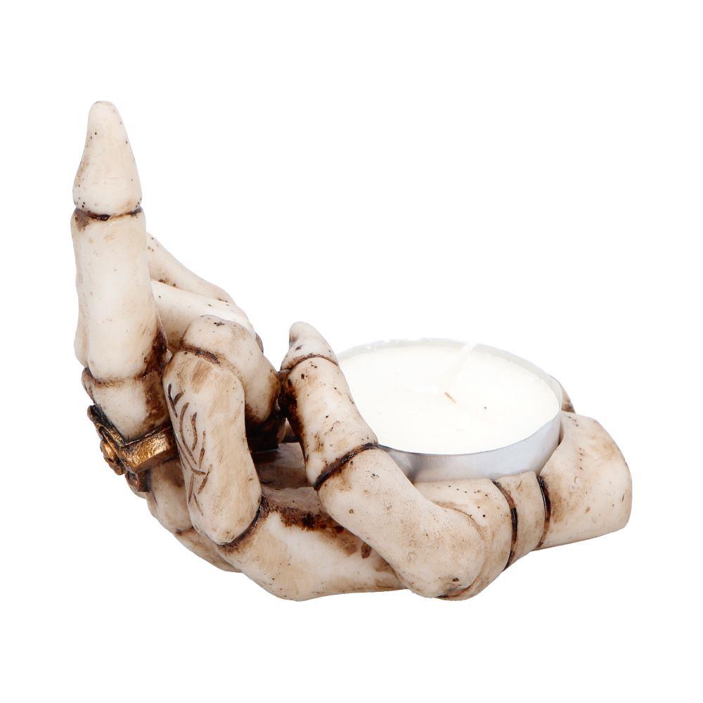Gothic Skeleton Hand Candle Holder Funny Novelty Ornament Horror Decor Gift