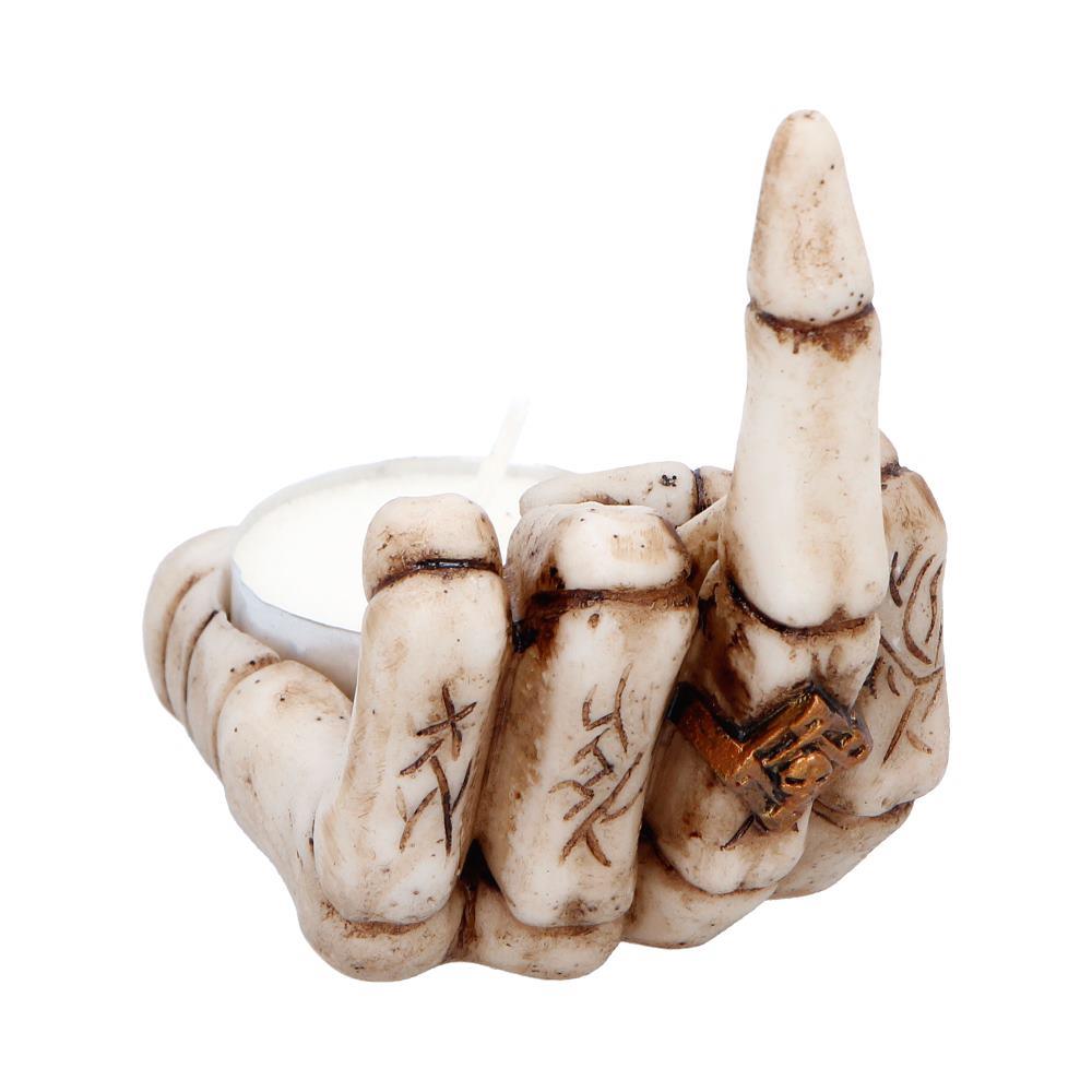 Gothic Skeleton Hand Candle Holder Funny Novelty Ornament Horror Decor Gift