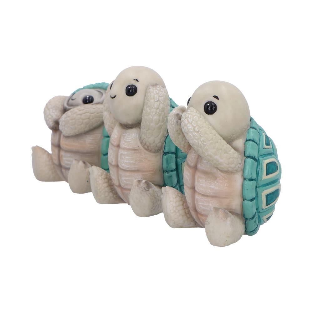 Cute Adorable Tortoise Statue Set Figurines See No Hear No Speak No Evil