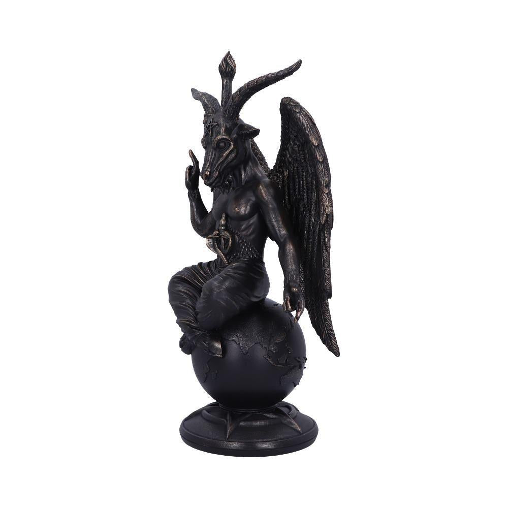 Baph Gothic Baphomet Figurine 38cm - Hand-Painted Decor
