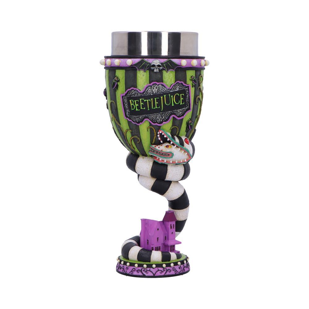 Official Beetlejuice Chalice Licensed Gothic Goblet Movie Memorabilia Art Decor