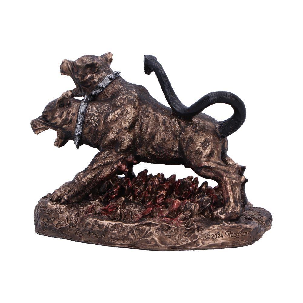 Cerberus Three Headed Hound of Hades Fantasy Figurine  Mythology Gothic Decor