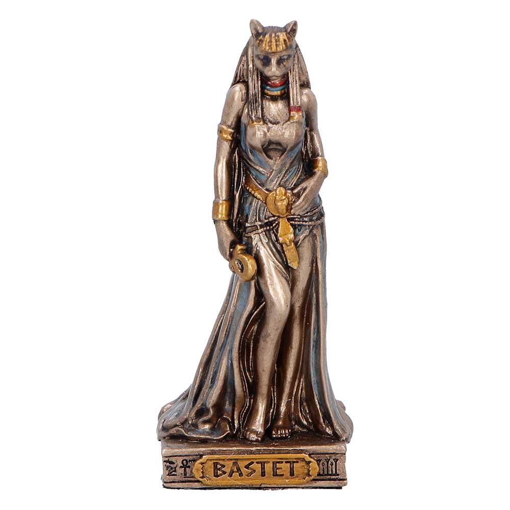 Small Bastet Cat Goddess Statue Ancient Egypt Mythology Statue Ornament Gift