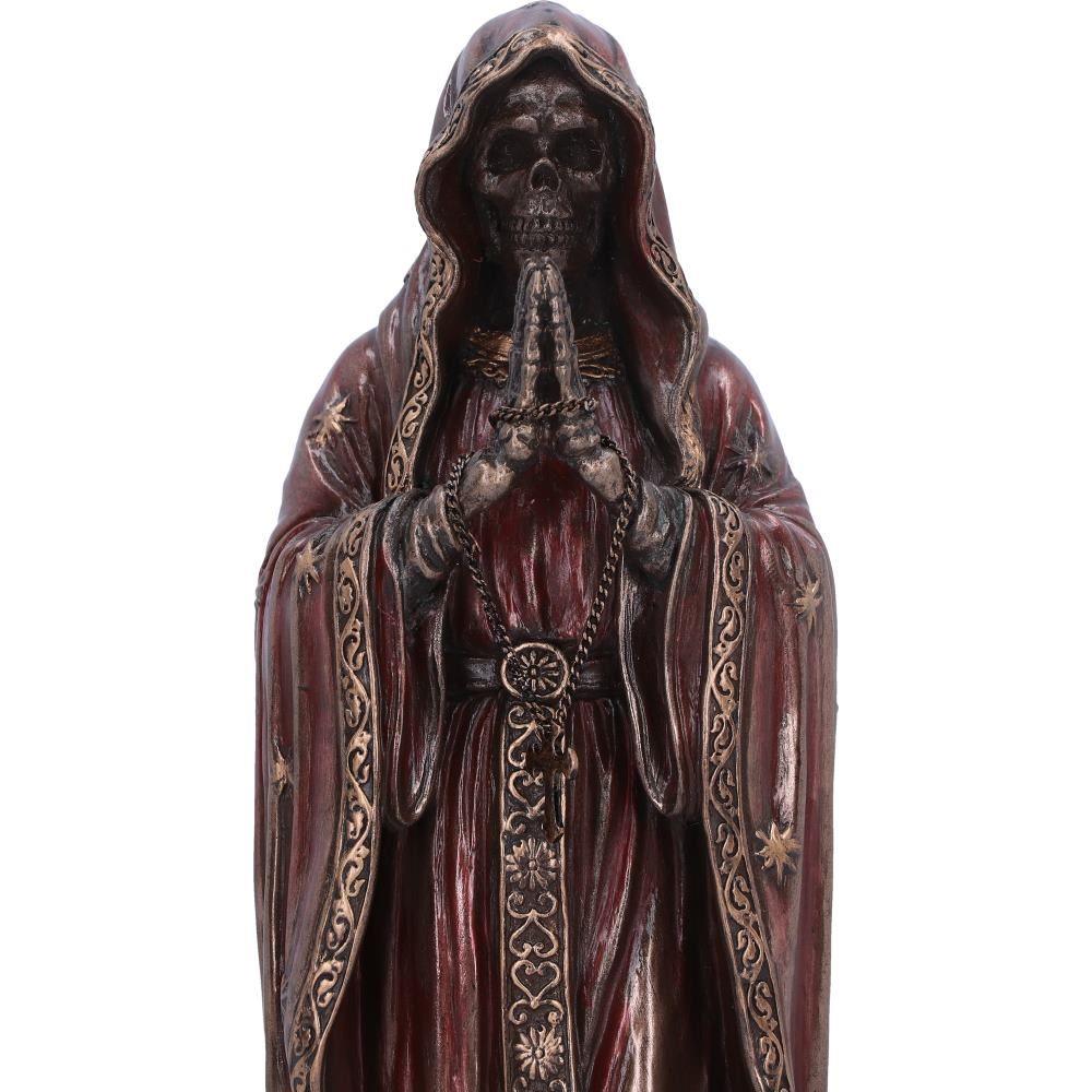 Santa Muerte Bronze Figurine Santisima Muerte Statue 19cm Mexican Folk Saint Ornament