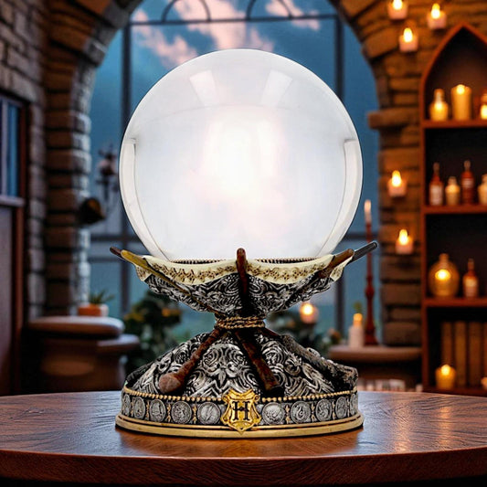Wizarding World Harry Potter Crystal Ball & Wand Stand Witchcraft Divination Art