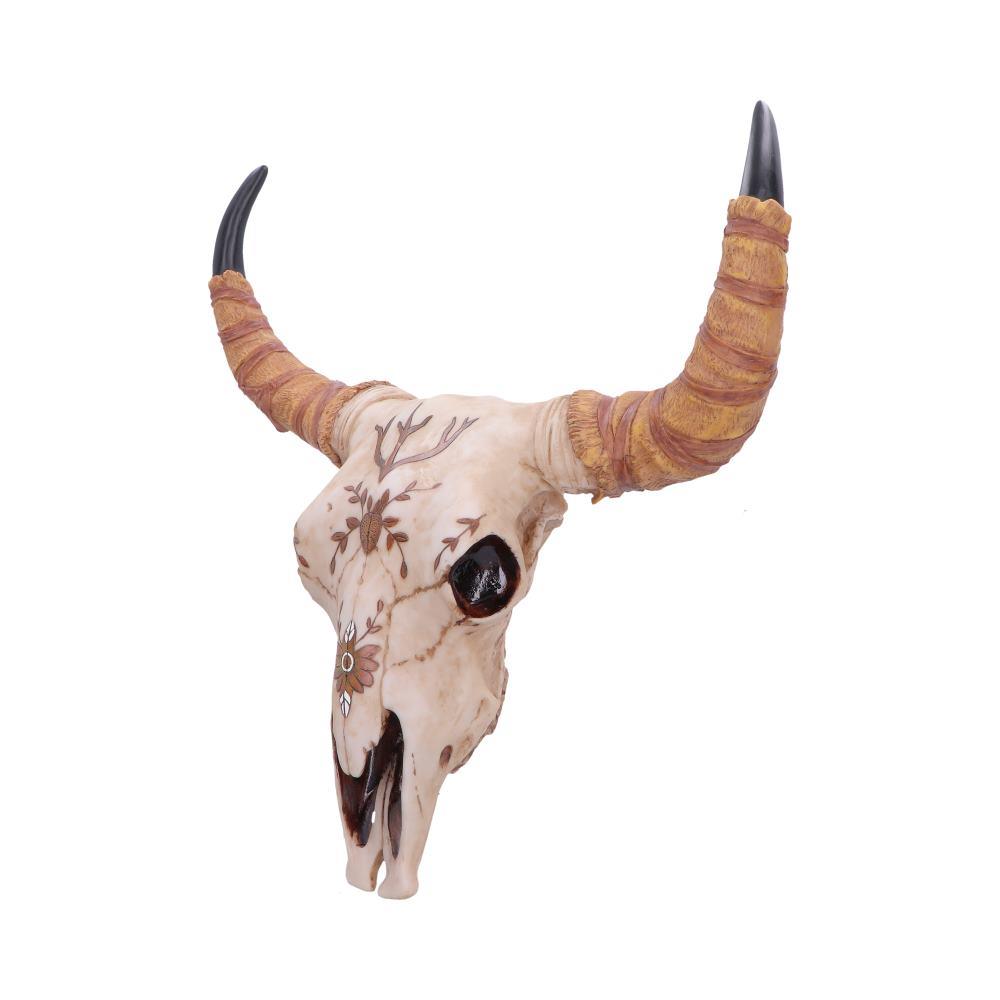 Bison Skull Ornament Western Wall Decor Rustic Boho Sculpture Tribal Display