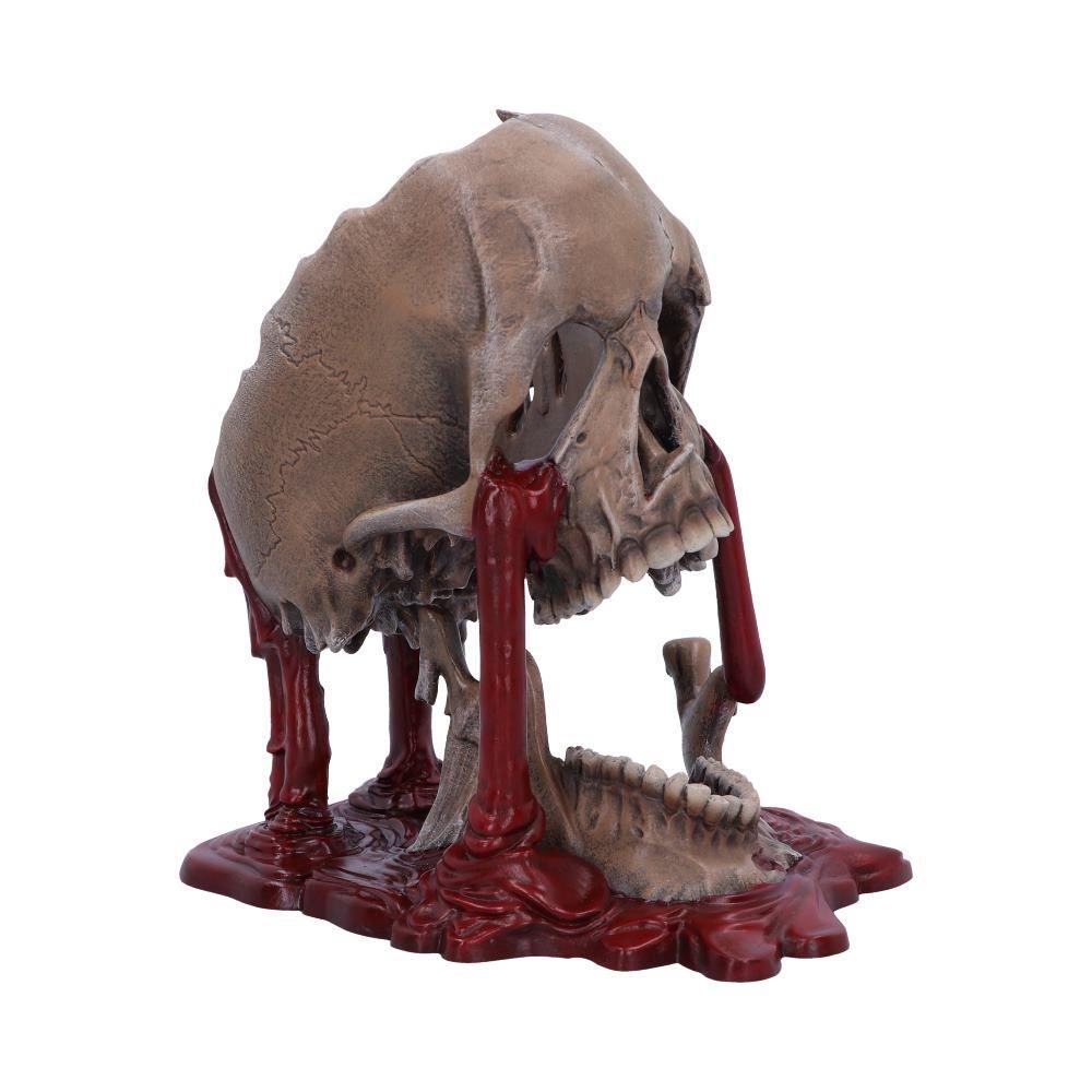 Gothic Melting Skull Ornament Halloween  Horror Figurine Statue Home Décor