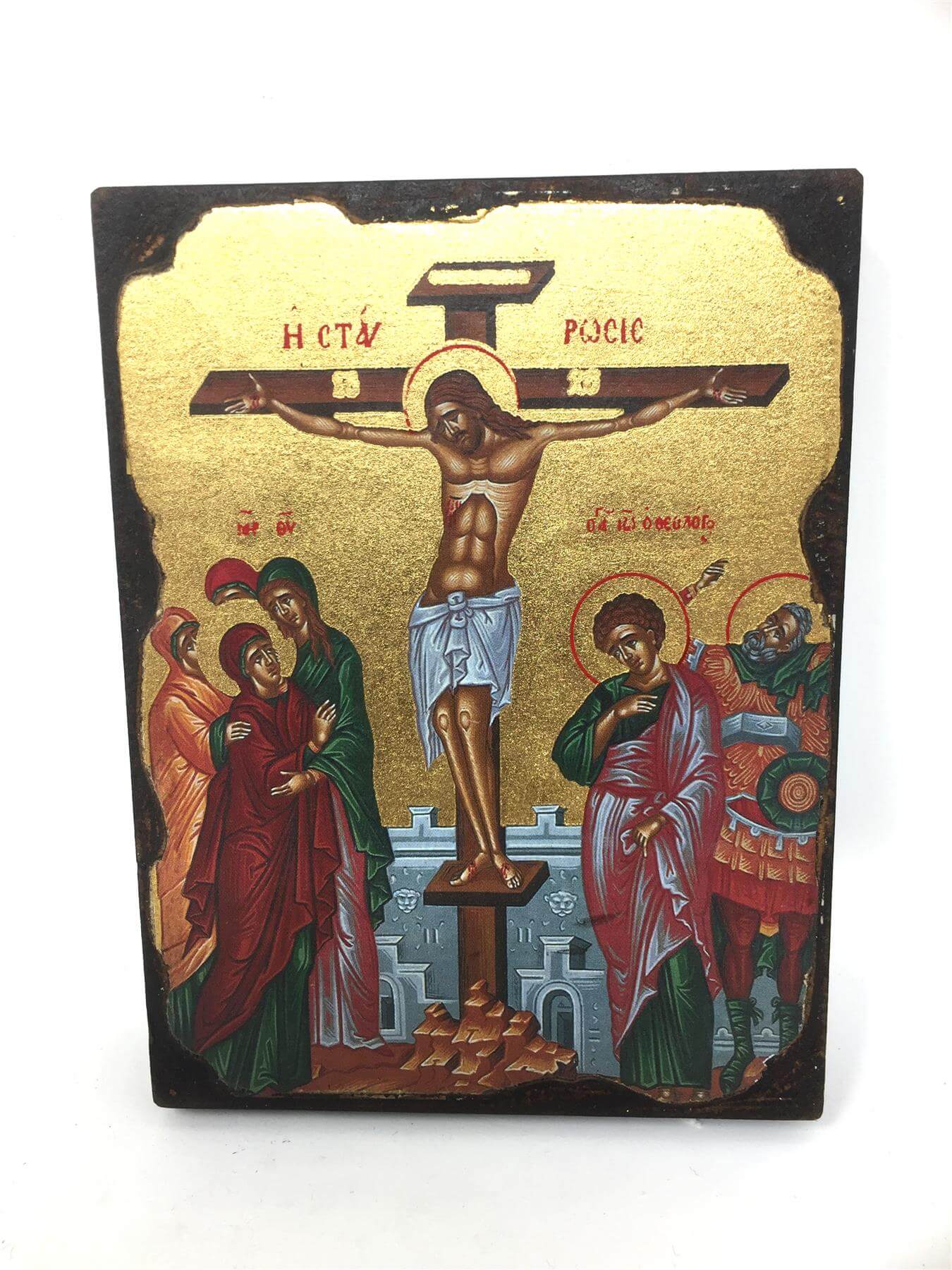 Divine Expressions: Sacred Jesus Wall Art and Religious Icon for Inspirational Decor and Reflection on the Crucifixion-Osiris Craftworks