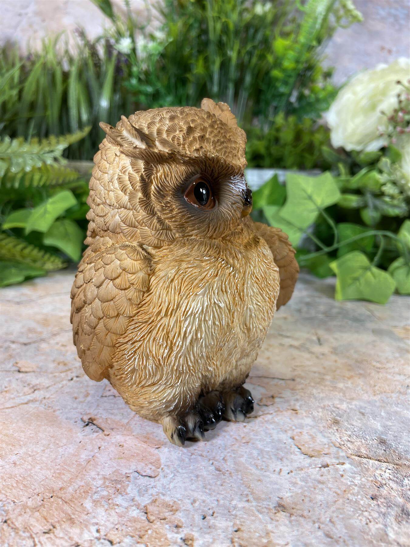 Hilarious Owl Resin Garden Ornament Home Decoration Lawn Decor