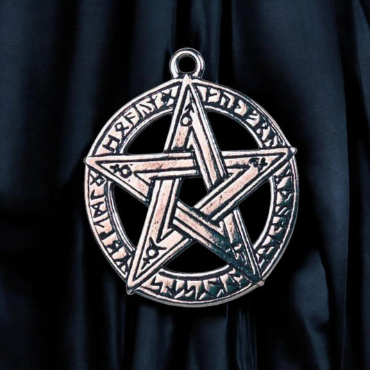 Runestar Pentagram for Creative Inspiration Magical Amulet or Protection Talisman