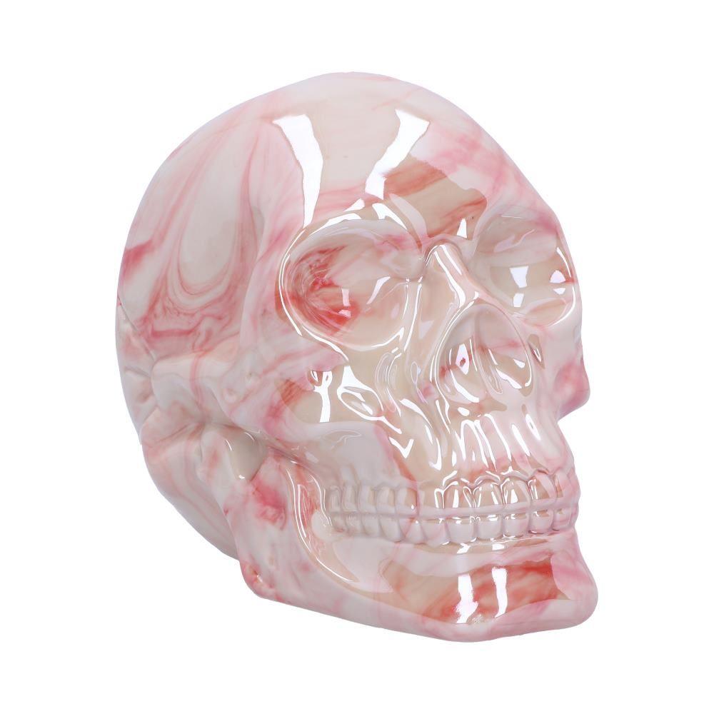 Pink Gothic Skull Ornament Fantasy Home Decor Statue Halloween Horror Figurine