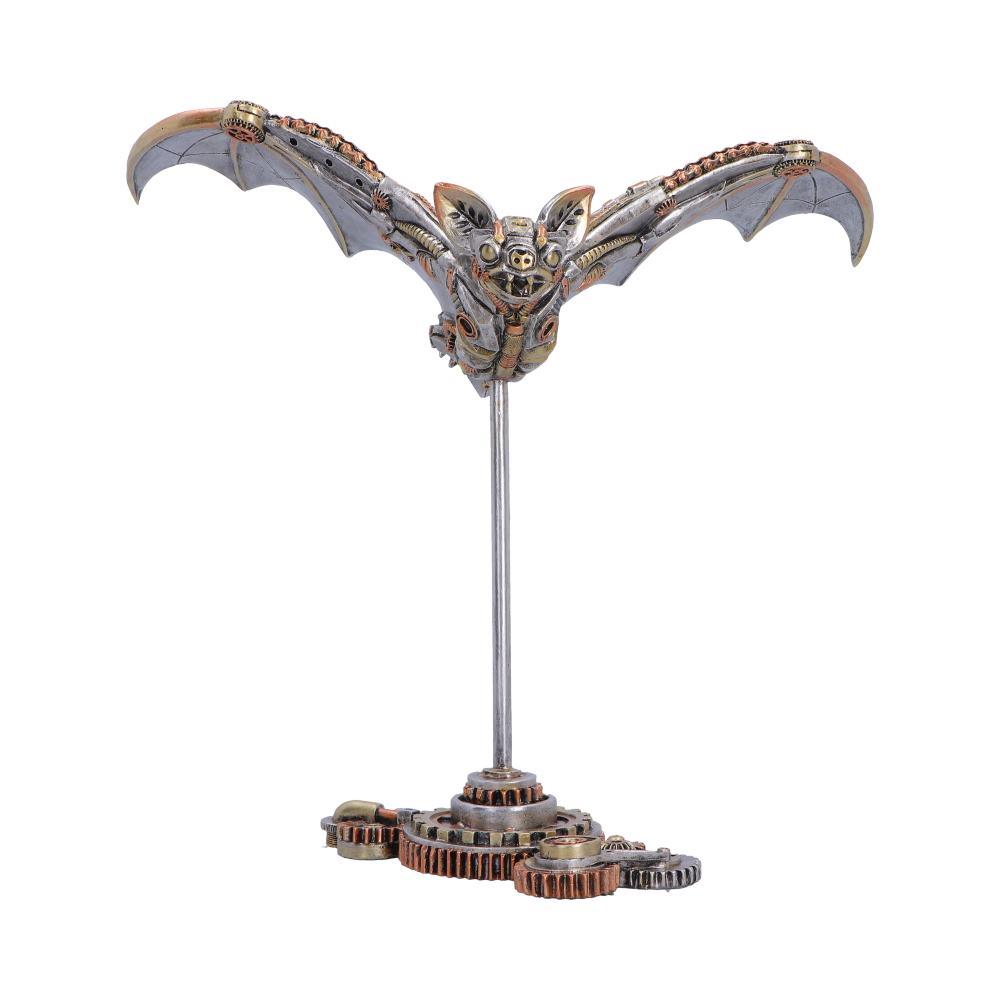 Mechanical Bat Statue Steampunk Ornament Gothic Creature Decorative  Display