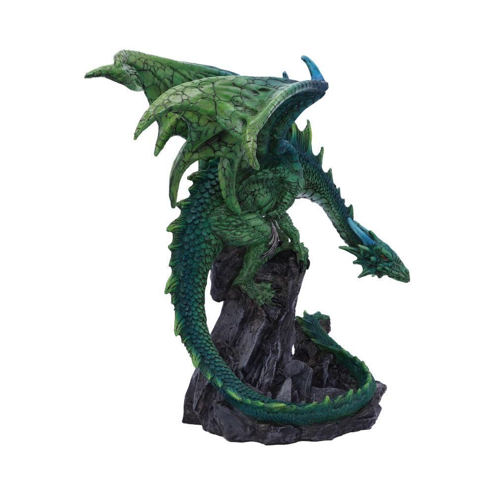 Mythical Green Dragon Sculpture – Expertly Crafted Fantasy Collectible Statue 21cm