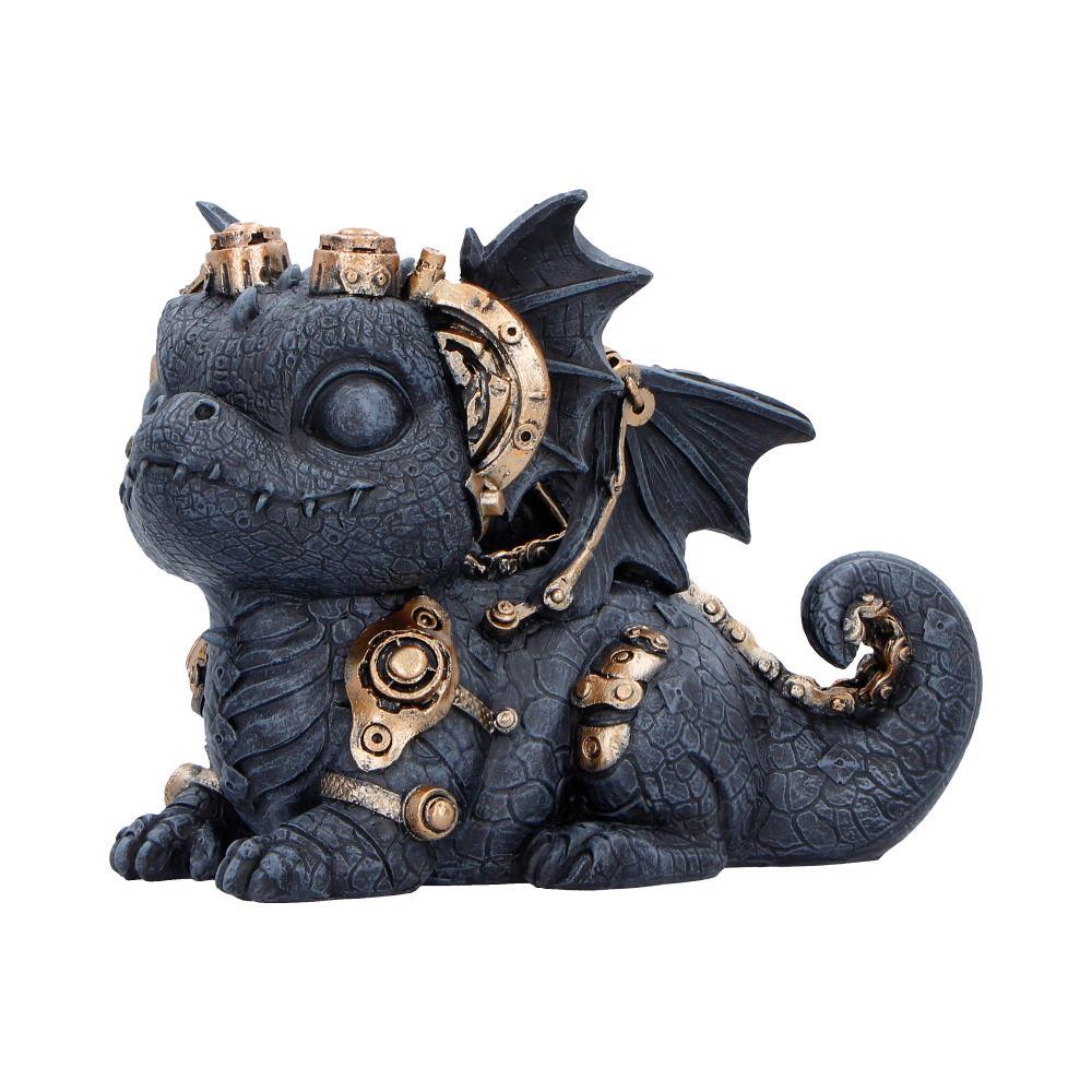 Steampunk Dragon Figurine Gothic Mechanical Creature Ornament Fantasy Collectible