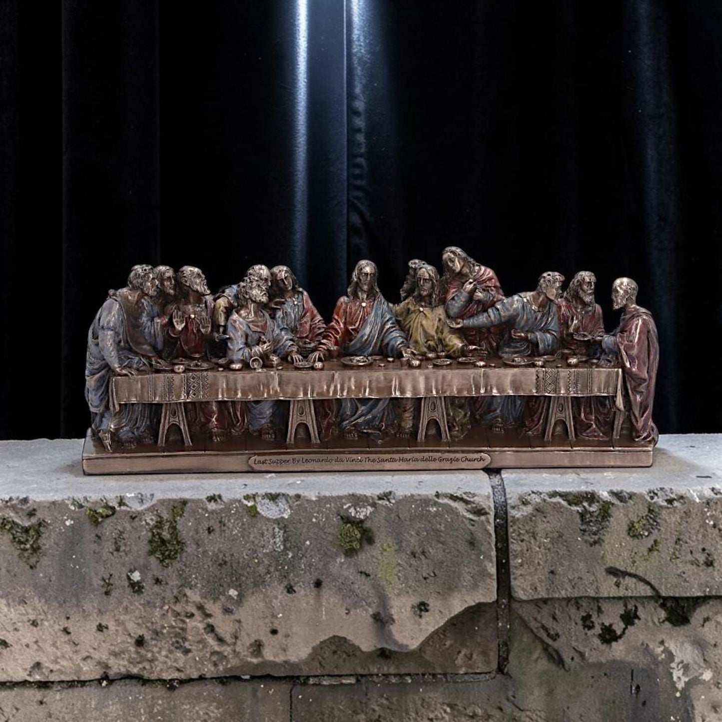 Last Supper Statue Figurine Ornament Jesus Christ 12 Apostles Christian Decor