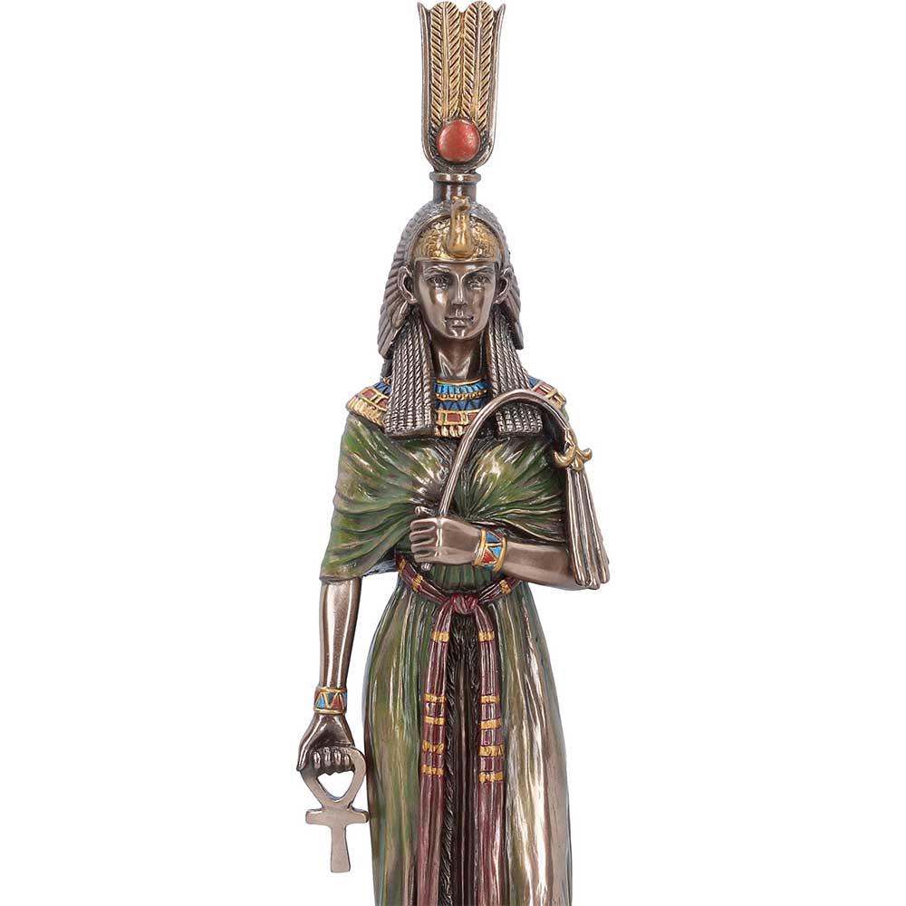 Ancient Egyptian Queen Statue Nefertari Royal Cat Ornament Mythology Decor
