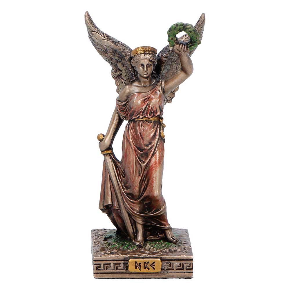 Nike Goddess of Victory Figurine Greek Mythology Statue Winged Deity Ornament