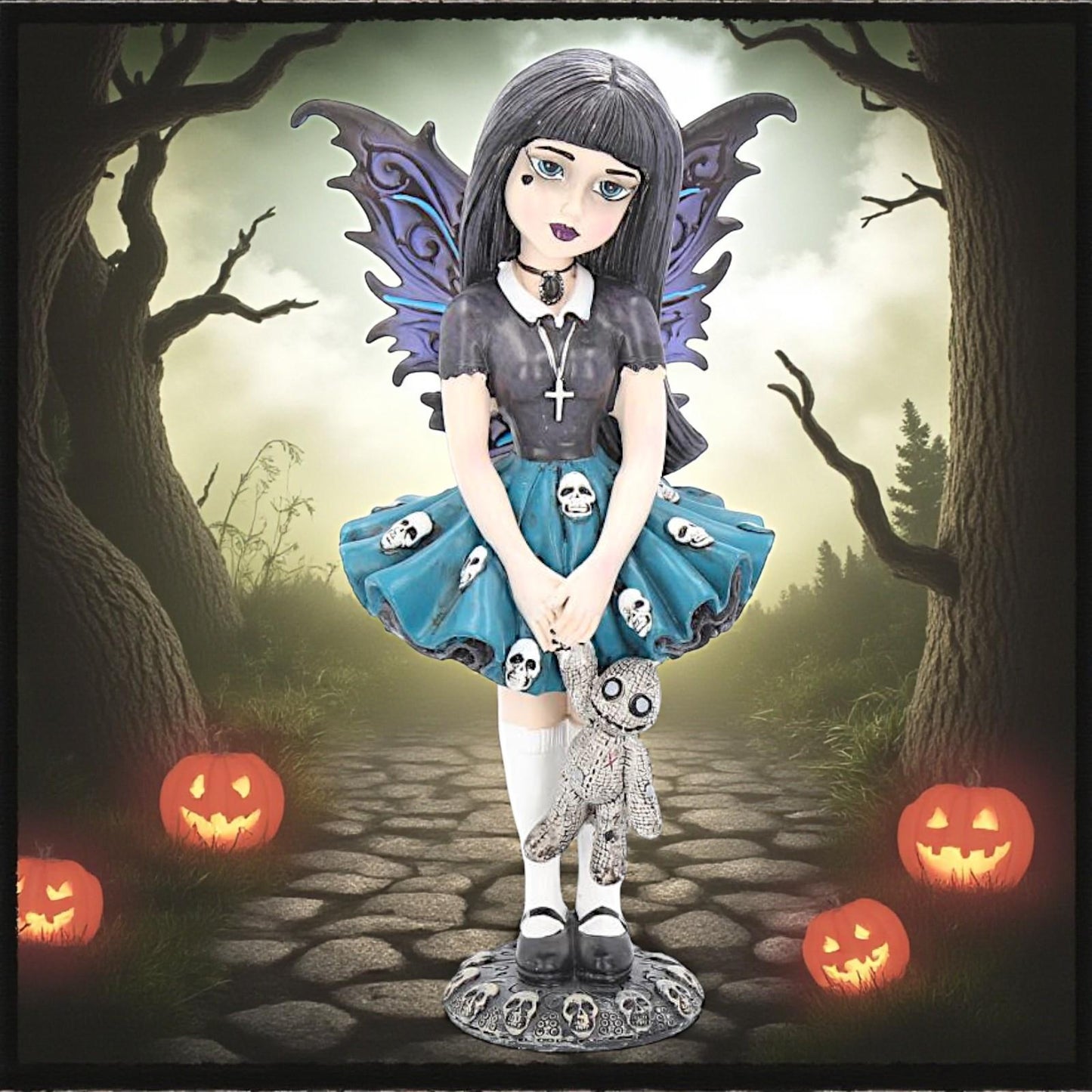 Gothic Noire Fairy Little Shadows Ornament Collectible Fantasy Home Art Decor
