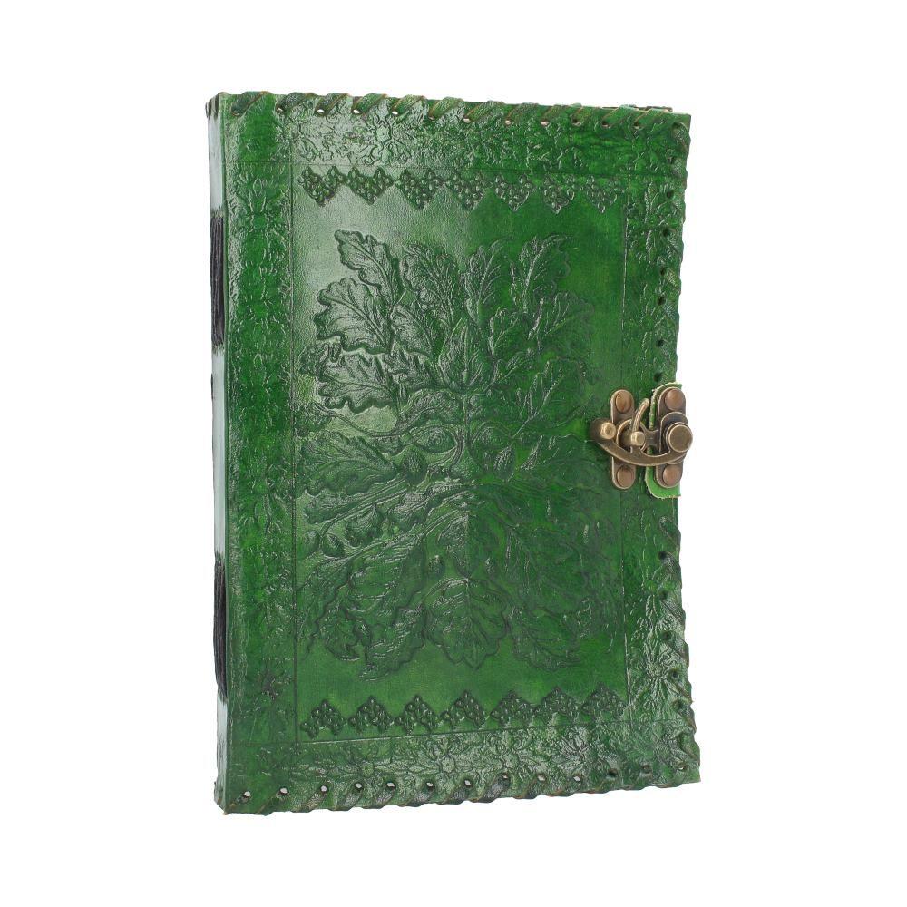 Green Man Leather Journal Book of Shadows Tree Man Wiccan Pagan Gift