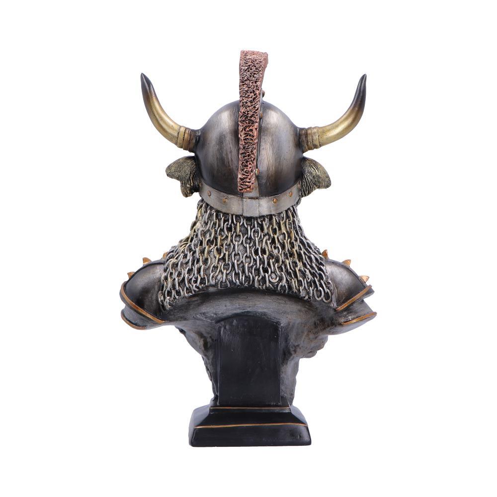 Highland Cow Guard Figurine Viking Warrior Bull Statue Medieval Ornament Art
