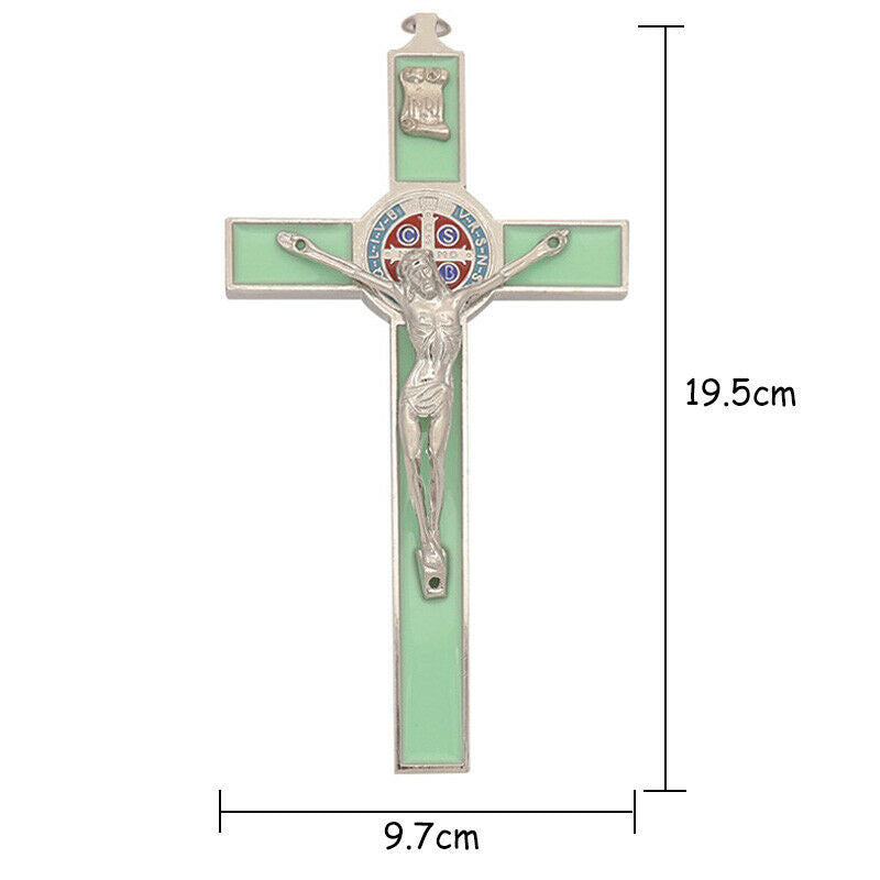 Jesus Icon Colored Benedict Luminous Cross