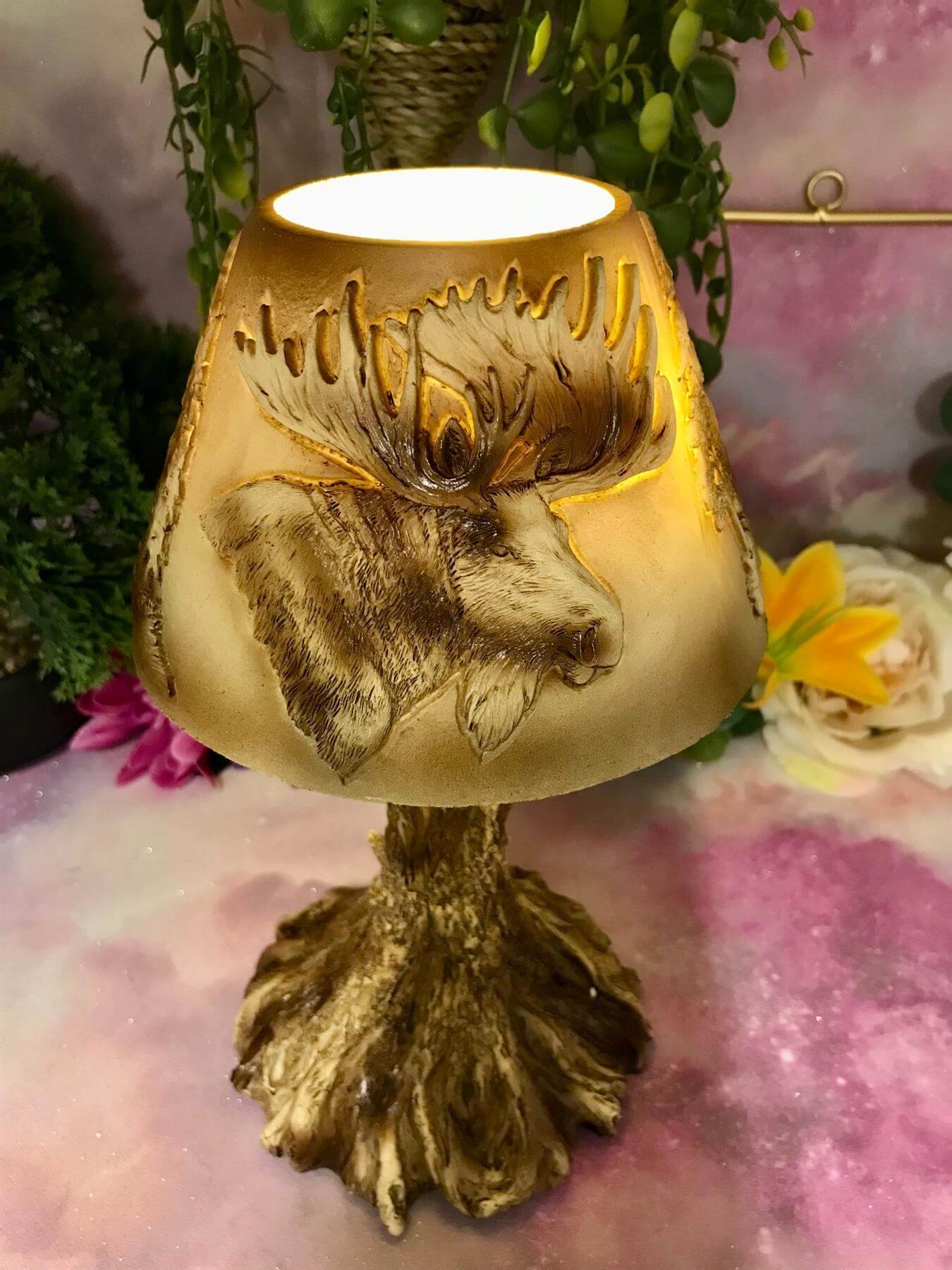 Novelty Moose Light Lamp Ornament Fantasy Art Gift